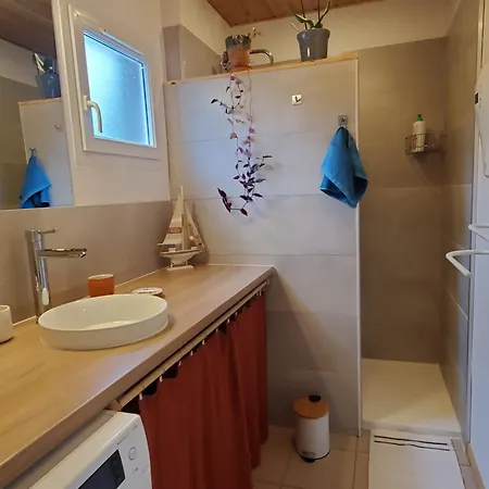 Jolie Maison En Bois A 600m De La Des Vergnes Feriehus Meschers-sur-Gironde